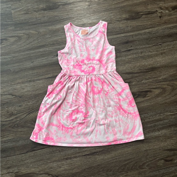 Cat & Jack Pink Tie-Dye Dress - Picture 2 of 7